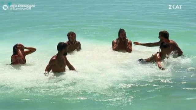 Survivor 4: Νικήτρια η Κόκκινη ομάδα στον πρώτο αγώνα ασυλίας (Video)