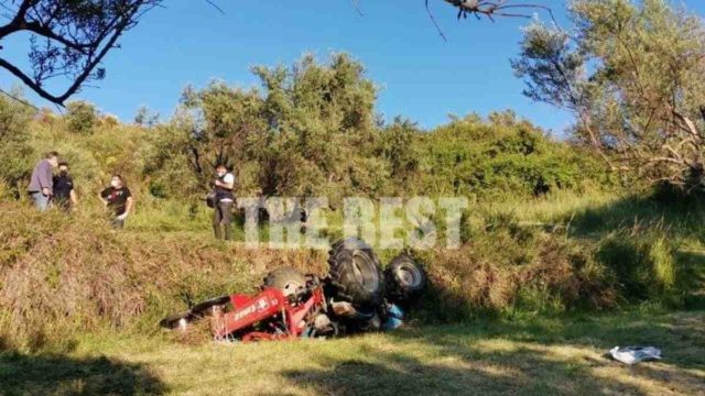 Σοκ στην Πάτρα: 47χρονος καταπλακώθηκε από τρακτέρ και πέθανε