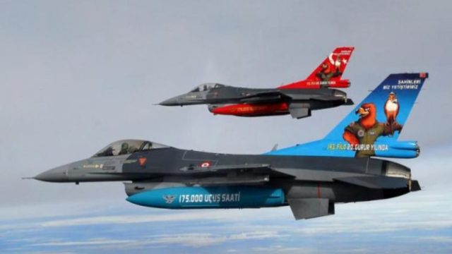 Υπερπτήσεις τουρκικών F-16 πάνω από Οινούσσες και Παναγιά