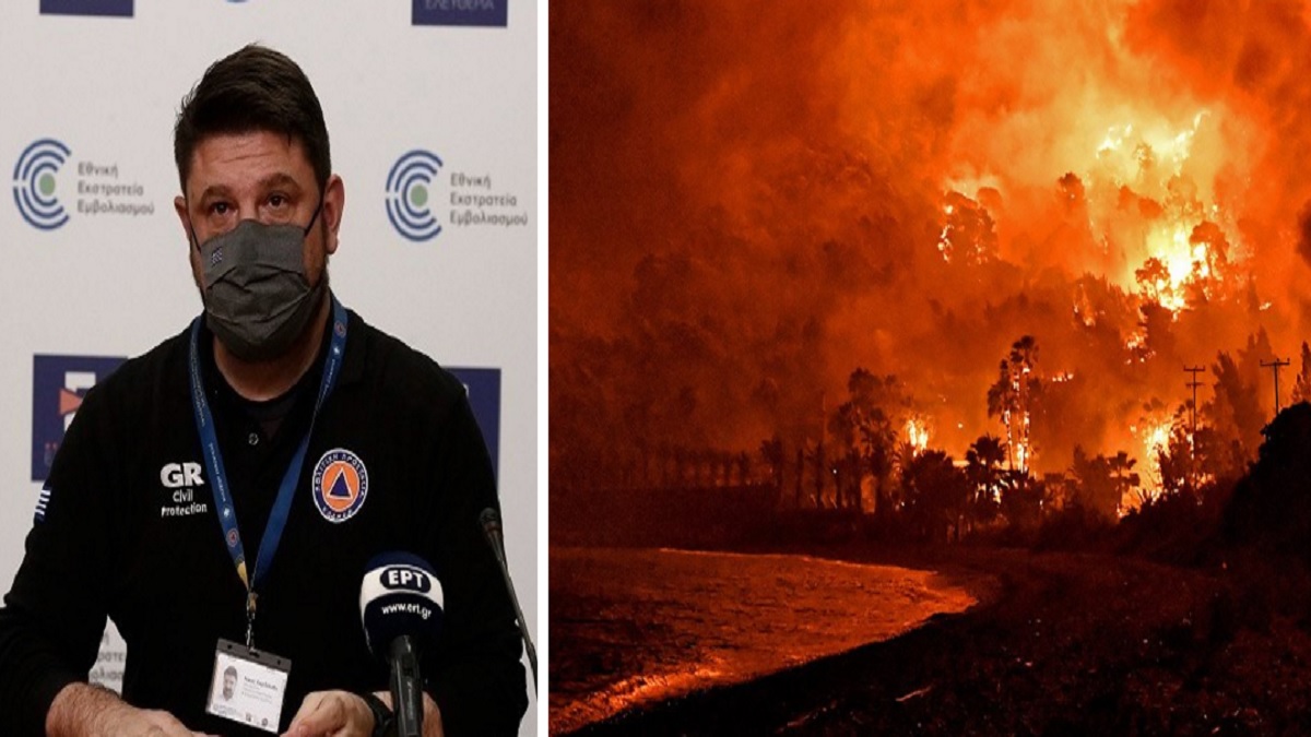 Φωτιά στο Σχινό Κορινθίας: Έκτακτη ενημέρωση Χαρδαλιά για την εξέλιξη της πυρκαγιάς – Ανησυχία για μόλυνση σε βαθμό συναγερμού την Αθήνα