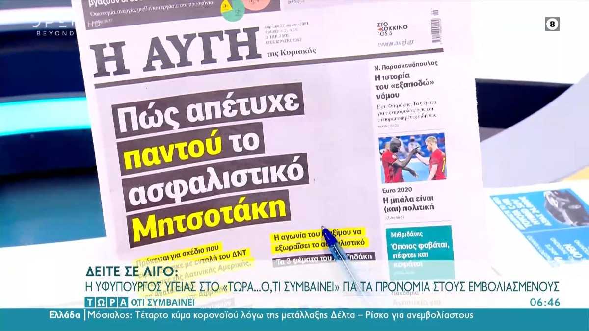 Τα πρωτοσέλιδα των εφημερίδων (27/6)