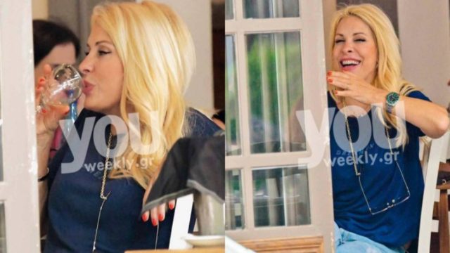 “Τύφλα” μέρα μεσημέρι η Ελένη Μενεγάκη – Αποκλειστικές φωτογραφίες