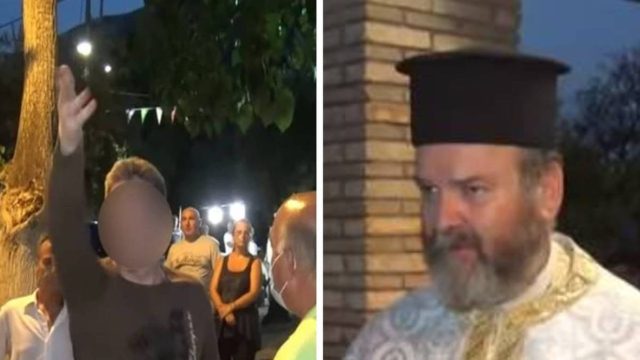 “Αίσχος, ντροπή, σίχαμα”, φώναζαν αντιεμβολιαστές σε ιερέα που τους είπε να κάνουν το εμβόλιο!