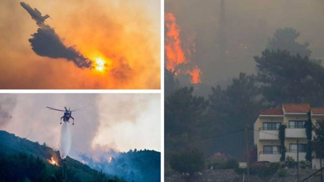 Πυρκαγιά στη Σάμο: Ολονύχτια μάχη με τις φλόγες – Προληπτική εκκένωση ξενοδοχείων, στο νησί ο αρχηγός της πυροσβεστικής