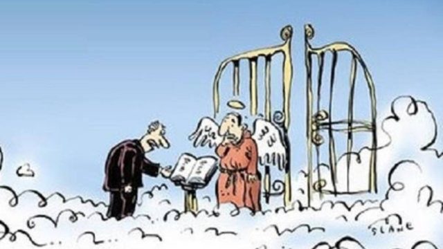 Πάνε στις πύλες του παραδείσου άνδρες και γυναίκες: Το ανέκδοτο της ημέρας (25/7)