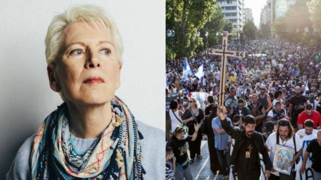 Η Έλενα Ακρίτα «δικάζει» τους «Ελληνάρες» αρνητές – «Είστε εχθροί μας, τέλος!»