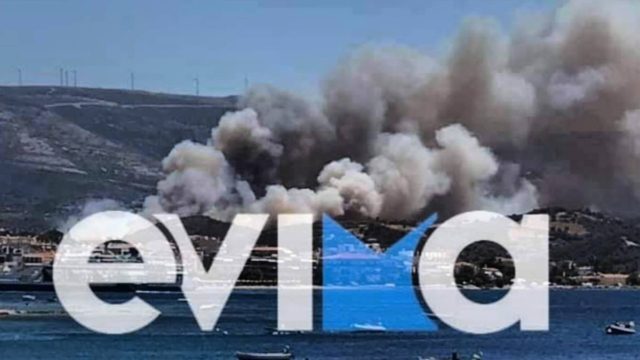 Φωτιά στην Εύβοια: Εκκενώθηκε ο οικισμός Νημποριό – Συναγερμός στην χώρα λόγω ισχυρών ανέμων