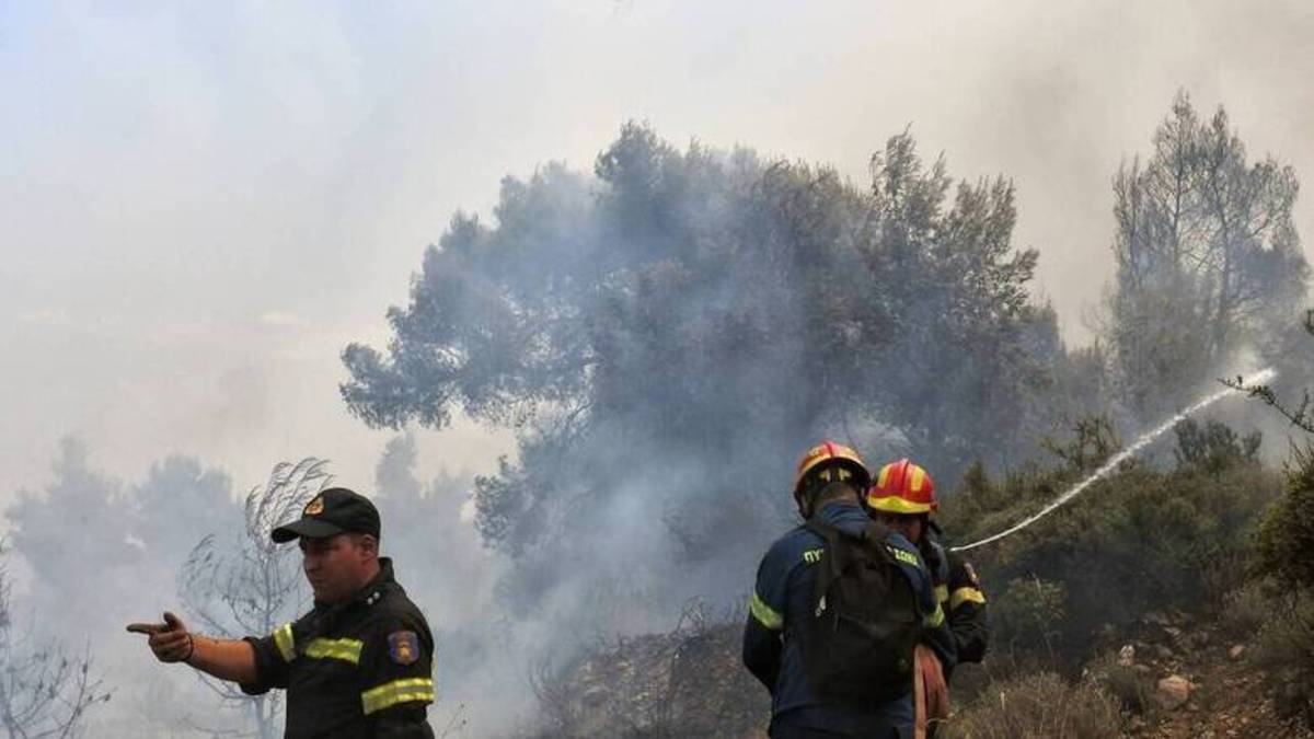 Φωτιά σε δασική έκταση στο Θύριο Βόνιτσας