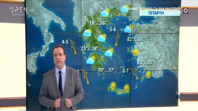 Καιρός σήμερα 7/7: Ανεβαίνει ο υδράργυρος – Σε ποιες περιοχές θα βρέξει; Προειδοποίηση από τον Κλέαρχο Μαρουσάκη (Video)