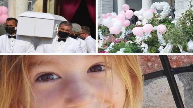 Καλαμάτα: Σπαραγμός και συγκίνηση στη κηδεία της μικρής Αναστασίας – Το λευκό φέρετρο και τα ροζ μπαλόνια