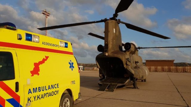 Επιχείρηση αεροδιακομιδής ασθενών με κορωνοϊό από Πάρο και Μύκονο