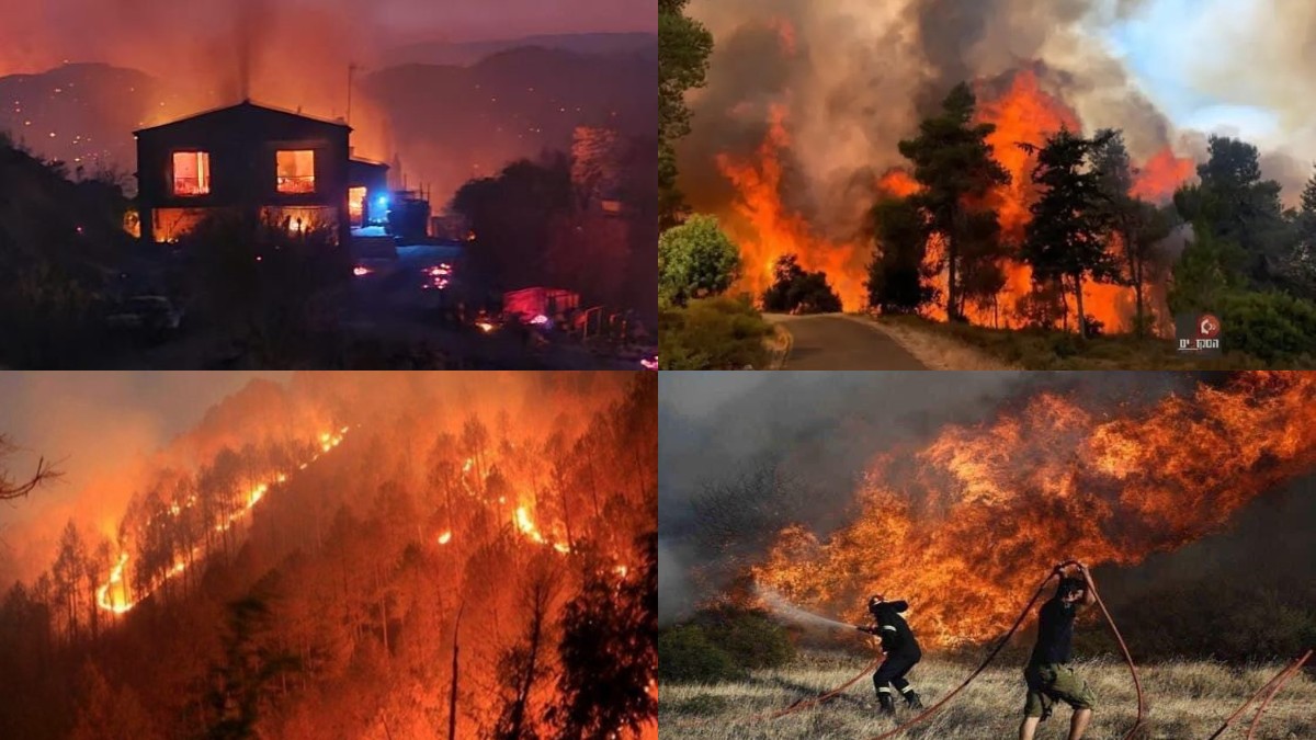 Κύπρος: Τέσσερις νεκροί από τη μεγάλη φωτιά – Η κατάσταση παραμένει δύσκολη – Συνελήφθη και ανακρίνεται 67χρονος