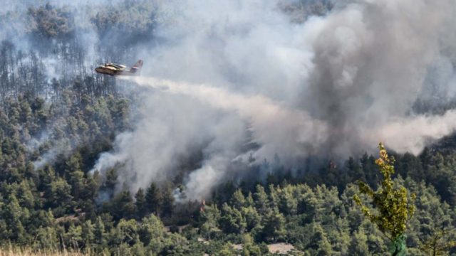 Φωτιά στα Βίλια: Κάηκαν σπίτια στον οικισμό Προφήτης Ηλίας – Μάχη με τα μποφόρ και τις αναζωπυρώσεις