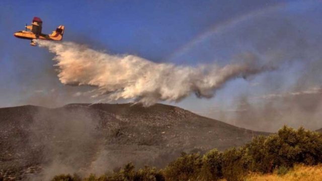 Φωτιά στην Αρκαδία: Καλύτερη η κατάσταση με τις αναζωπυρώσεις σε Γορτυνία και σε Μεγαλόπολη