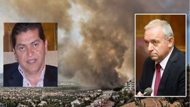 Λέκκας – Γκουρμπάτσης για φωτιά στα Βίλια: Σε κατάσταση ανάγκης η περιοχή για άλλες 2-3 μέρες – Στη θάλασσα θα σβήσει