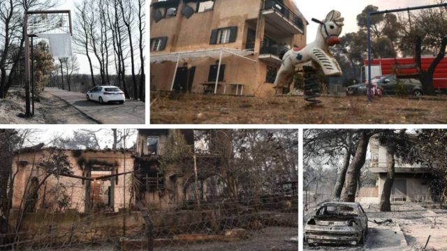 Φωτιά στη Βαρυμπόμπη: Η επόμενη μέρα – Παντού αποκαΐδια άφησε η πύρινη λαίλαπα!
