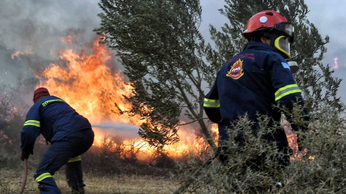 Φωτιά στα Βίλια – Οργισμένη κάτοικος: «Μόνο όταν έρχονται κανάλια, πετάνε τα αεροπλάνα – Μας παράτησαν»