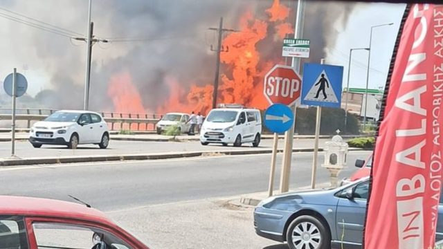 Φωτιά και στο Αγρίνιο! Βρίσκεται κοντά σε αποθήκη με υγραέριο