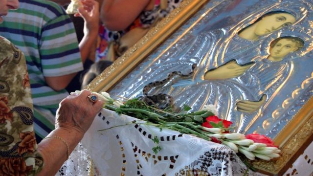 Κεφαλονιά: Εμφανίστηκαν και φέτος τα θαυματουργά φιδάκια της Παναγίας
