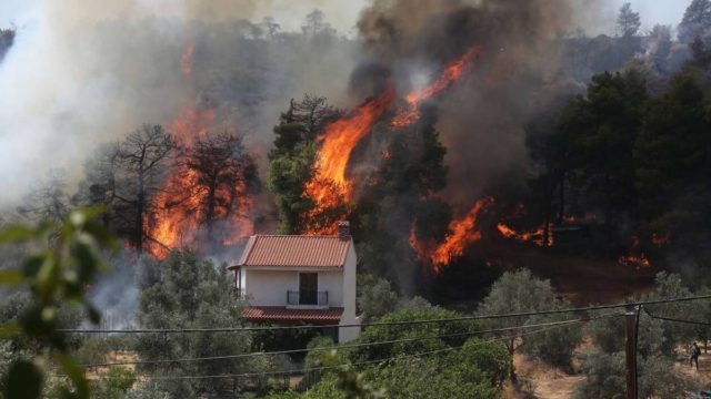 Φωτιά στην Εύβοια: Μάχη για να σωθούν Κεχριές και Δάφνη – Τρία τα πύρινα μέτωπα