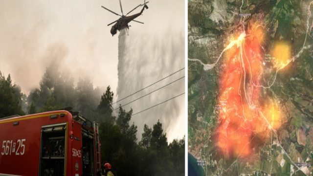Εύβοια: Καλύτερη η εικόνα από τη φωτιά στην Κάρυστο – Μαίνονται διάσπαρτα μέτωπα στο Μαρμάρι