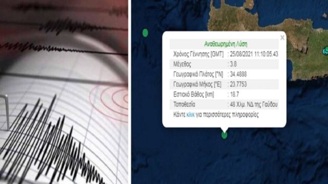 Σεισμός 3,8 Ρίχτερ «ταρακούνησε» τη Γαύδο – Τα ρήγματα στην Ελλάδα που προκαλούν ανησυχία