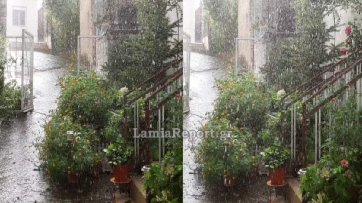 Ξεκίνησε η κακοκαιρία: Χαλάζι σε Φθιώτιδα και Καβάλα – Έρχονται μπόρες και στην Αττική