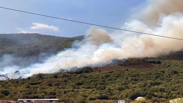 Υπό έλεγχο τέθηκε η φωτιά στο Παγγαίο Καβάλας