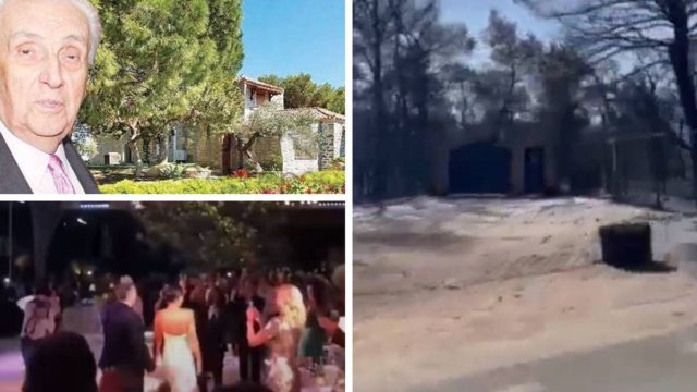 Κάηκε ολοσχερώς το σπίτι του Δημήτρη Κοντομηνά στη Βαρυμπόμπη! Εκεί είχε γίνει ο γάμος Ρέμου – Μπόσνιακ