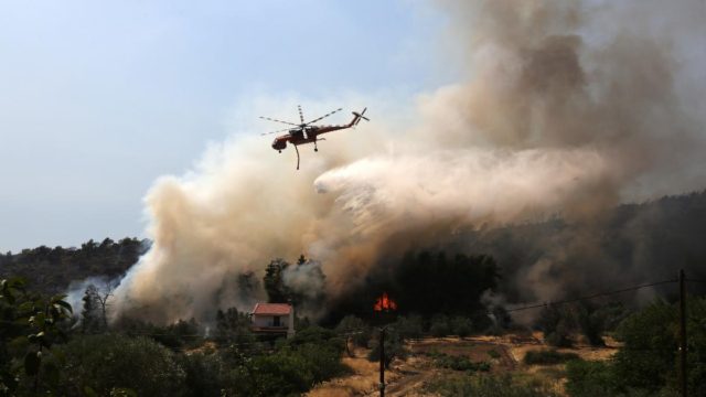 Φωτιά στη Μαγνησία – Συναγερμός στην Πυροσβεστική
