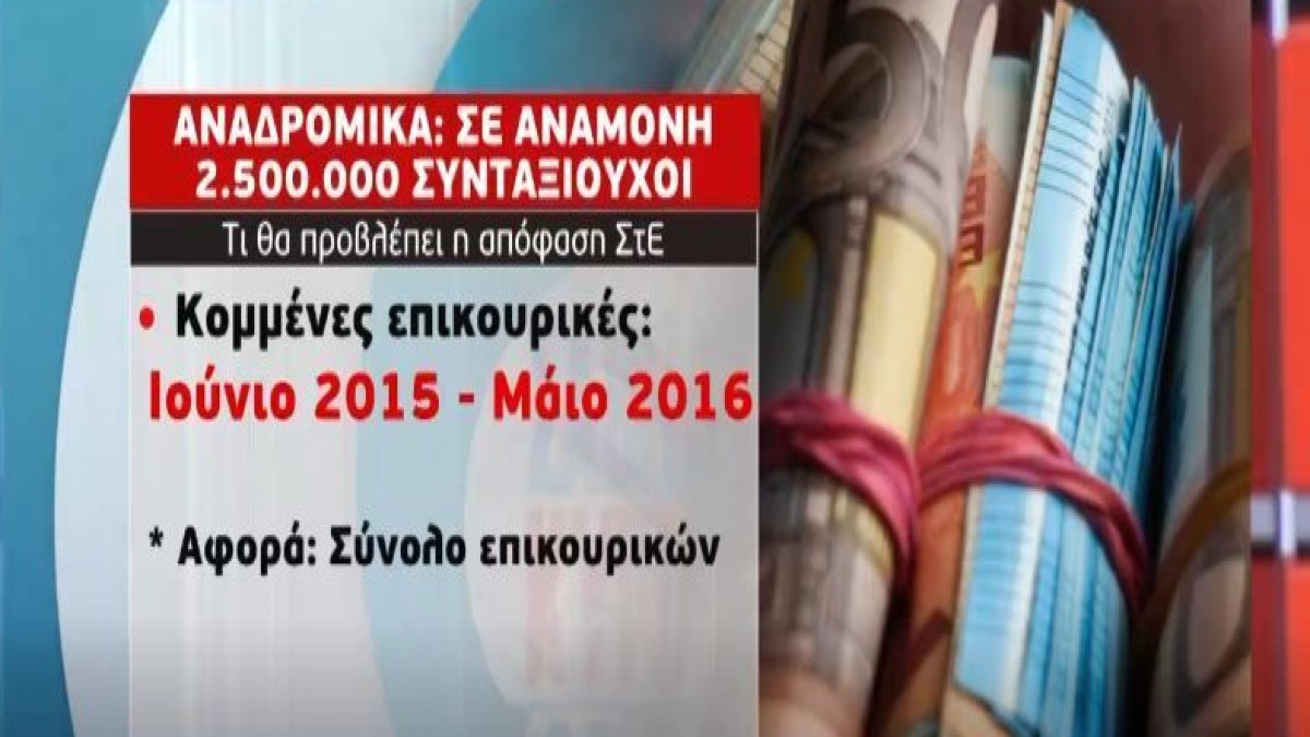 Αναδρομικά συνταξιούχων… ώρα μηδέν – Πότε και πώς θα γίνουν οι πληρωμές (Video)