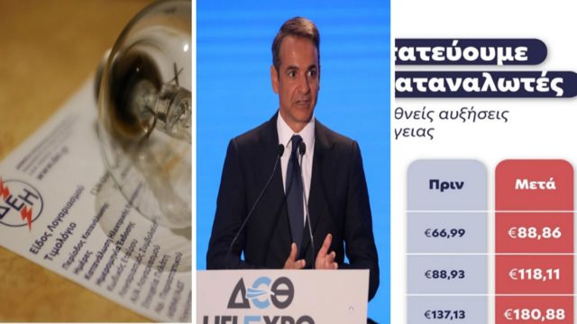 ΔΕΘ 2021: «Φρένο» στις αυξήσεις του ρεύματος εξήγγειλε ο Μητσοτάκης – Πώς διαμορφώνονται πλέον οι λογαριασμοί της ΔΕΗ