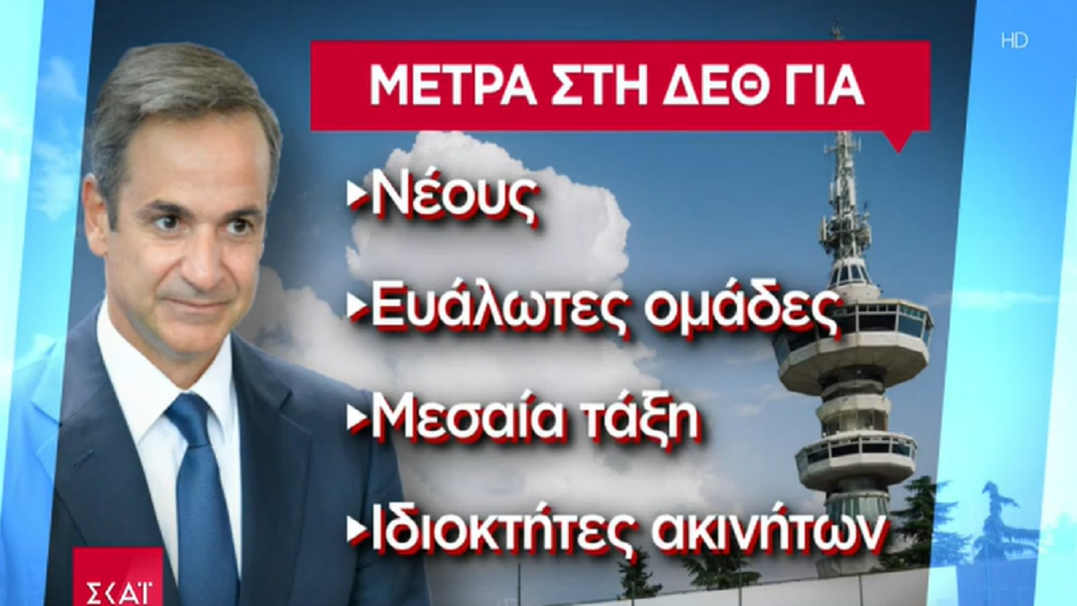 ΔΕΘ 2021: Μειώσεις φόρων, μέτρα για την ακρίβεια και «δώρα» για τους νέους – Τα αντισταθμιστικά μέτρα του Μητσοτάκη για την «καυτή πατάτα» των αυξήσεων (Video)