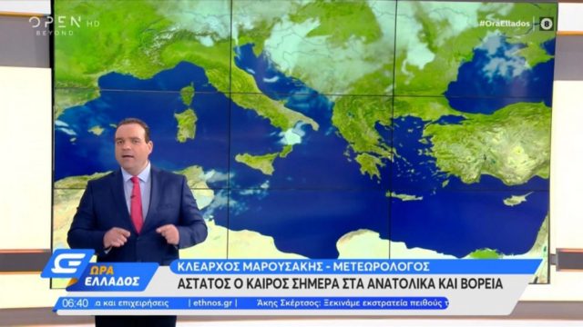 Καιρός: «Μάχη» ψυχρών και θερμών αέριων μαζών – Προειδοποίηση Μαρουσάκη για επικίνδυνα φαινόμενα
