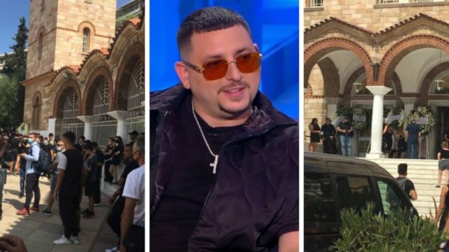 Κηδεία Mad Clip: Εικόνες σπαραγμού από την Εκκλησία! Μαυροφορεμένοι χιλιάδες fans