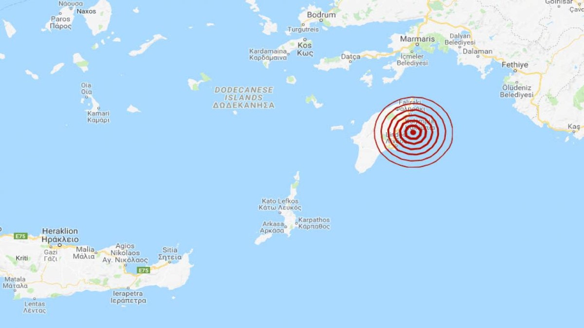 Στο «χορό» των Ρίχτερ η χώρα: Σεισμός «χτύπησε» και τη Ρόδο