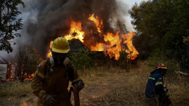 Φωτιά στη Λιαντίνα Λακωνίας