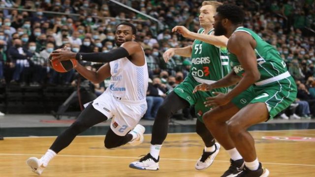 Euroleague: Ζάλγκιρις – Ζενίτ 64-70: Διπλό χαρακτήρα στο Κάουνας