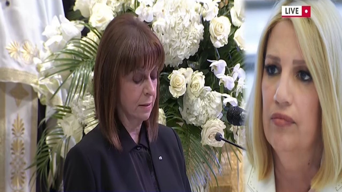 Κηδεία Φώφης Γεννηματά: Με σπασμένη φωνή ο επικήδειος της Κατερίνας Σακελλαροπούλου – «Αποχαιρετούμε ένα πρότυπο ευγένειας και αισιοδοξίας» (Video)