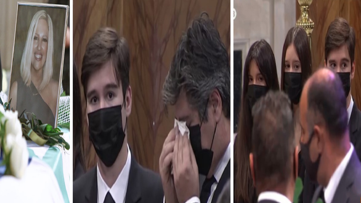 Κηδεία Φώφης Γεννηματά: Με βουρκωμένα μάτια και το κεφάλι σκυφτό ο άντρας και τα παιδιά της – «Τσακίζουν» κόκαλα οι συγκηνιτικές στιγμές (Video)