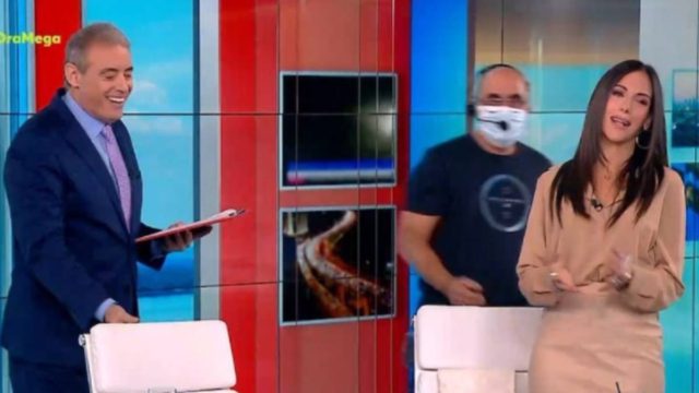 Γιώργος Παπαδάκης: Η έκπληξη σε Ιορδάνη Χασαπόπουλο – Ανθή Βούλγαρη στον “αέρα” του Mega!