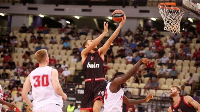 Σάρωσε ο Ολυμπιακός: Νίκησε 75-50 τη Μπασκόνια