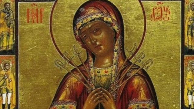 Η θαυματουργή Παναγία με τα επτά σπαθιά – Η πιο ασυνήθιστη εικόνα της Θεοτόκου
