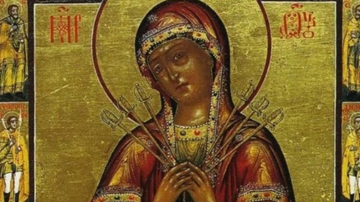 Η θαυματουργή Παναγία με τα επτά σπαθιά – Η πιο ασυνήθιστη εικόνα της Θεοτόκου
