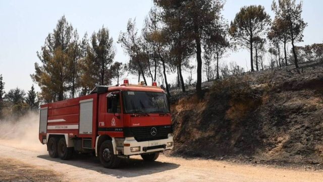 Φωτιά στην ανατολική Μάνη