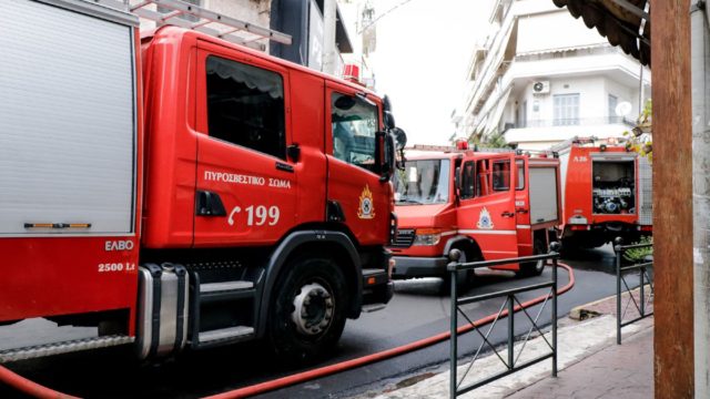 Πυρκαγιά σε υπόγειο χώρο κτηρίου επί της οδού Σταδίου