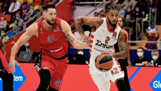 ΤΣΣΚΑ Μόσχας – Ολυμπιακός 88-82: Αποχώρησαν ηττημένοι οι Πειραιώτες
