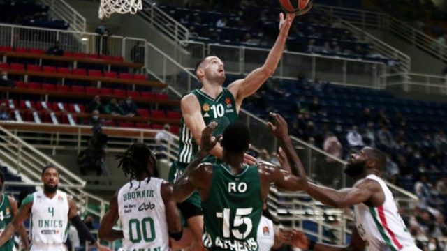 Παναθηναϊκός – Ούνικς Καζάν 72-74: «Λύγισε» στο τέλος το τριφύλλι