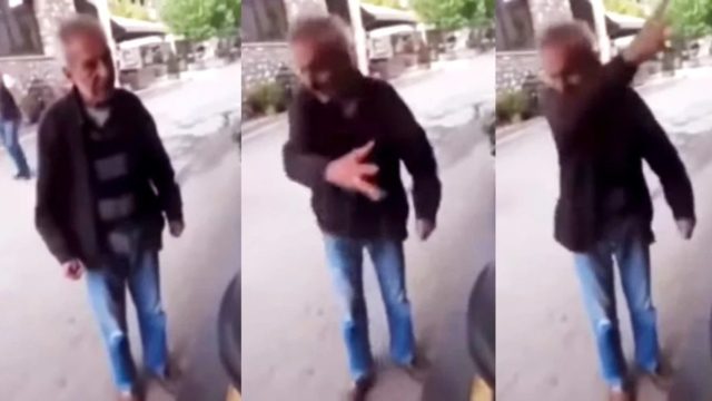 «Πάρταααα!»: Παππούς μουτζώνει ιδιοκτήτρια μαγαζιού που του ζήτησε πιστοποιητικό