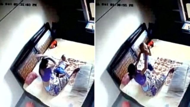 Υποπτευόταν πως η γυναίκα του χτυπάει το παιδί τους – Αυτό που κατέγραψε η κρυφή κάμερα, θα σας σοκάρει!